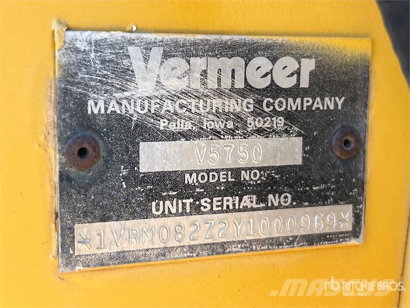Vermeer V5750 ماكينات حفر خنادق