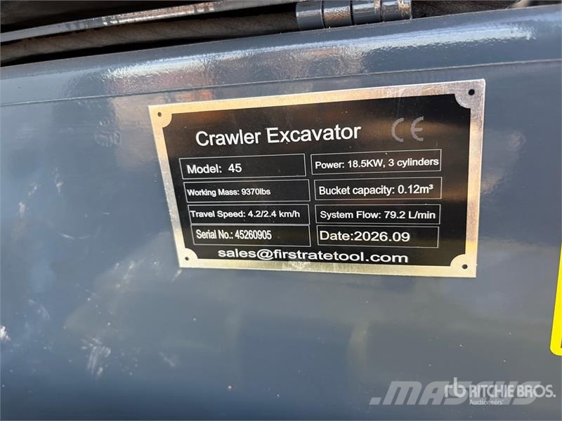 Vicsec VC45 Mini Excavator (Unused) Mini bageri < 7t