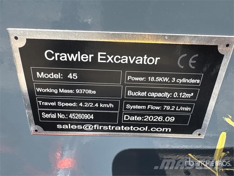 Vicsec VC45 Mini Excavator (Unused) Miniexcavadoras