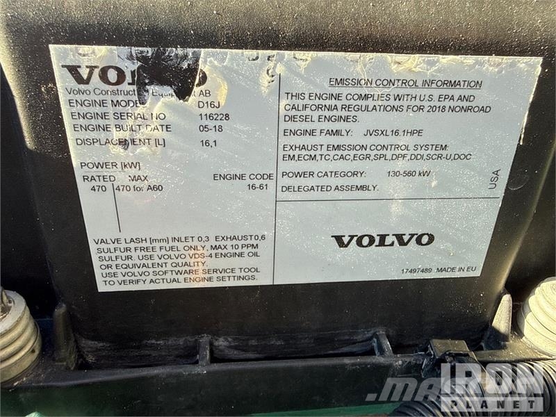 Volvo A60H Articulated Dump Truck 연결식 홀러