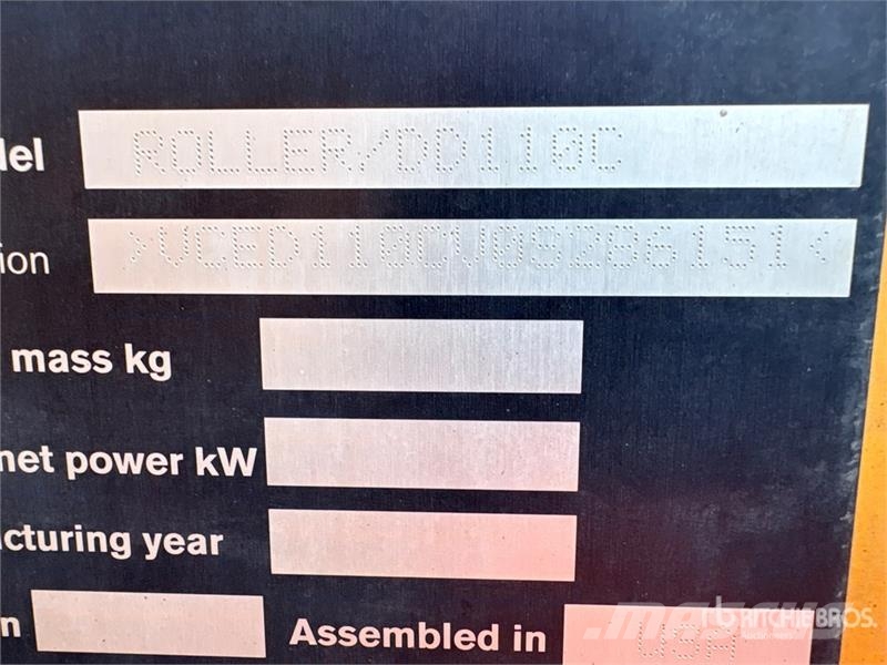 Volvo DD110C Double Drum Roller Tandemwalzen