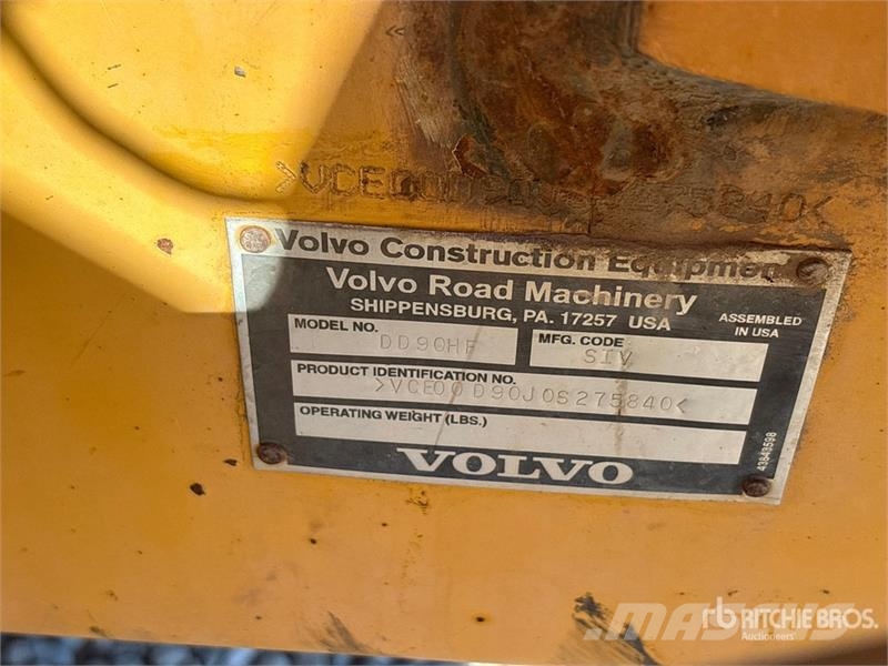 Volvo DD90 Double Drum Roller Ikerdobos hengerek