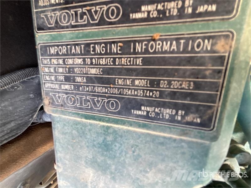Volvo EC35C Mini bagri <7t