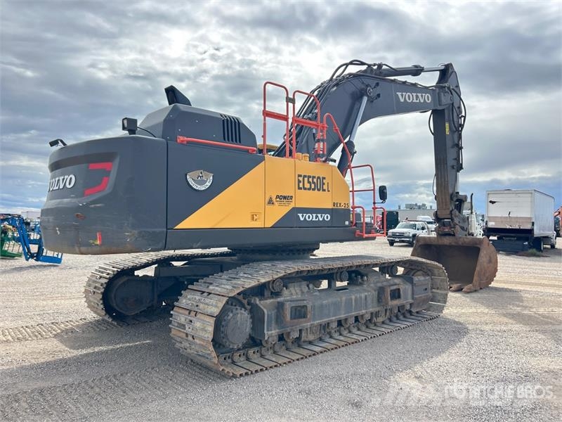 Volvo EC550EL Tracked Excavator Bagri goseničarji