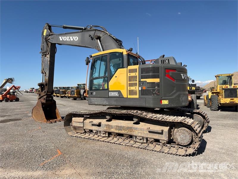 Volvo ECR355EL Tracked Excavator حفارات زحافة