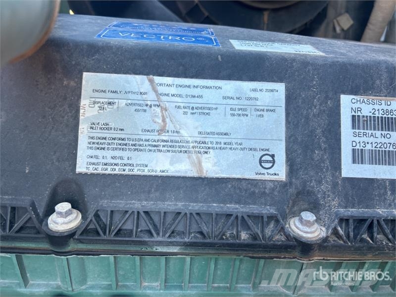 Volvo VHD 自卸式货车