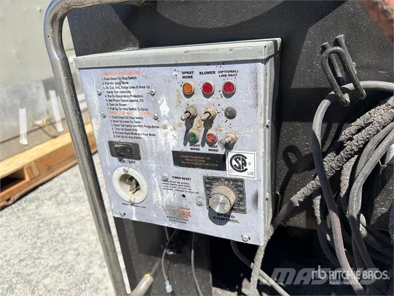 Vortex KV-5006 Bed Liner Sprayer Other components