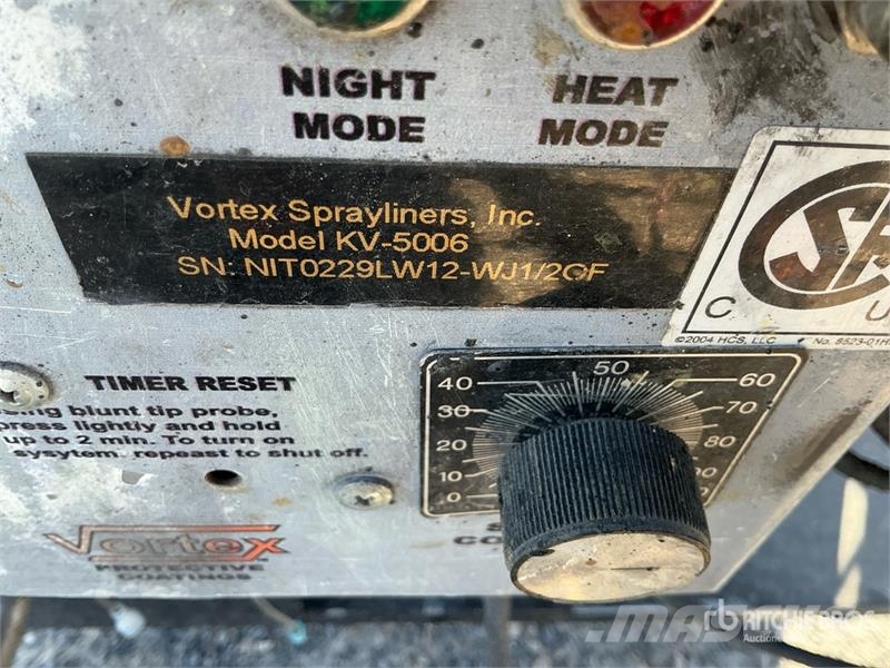 Vortex KV-5006 Bed Liner Sprayer Other components