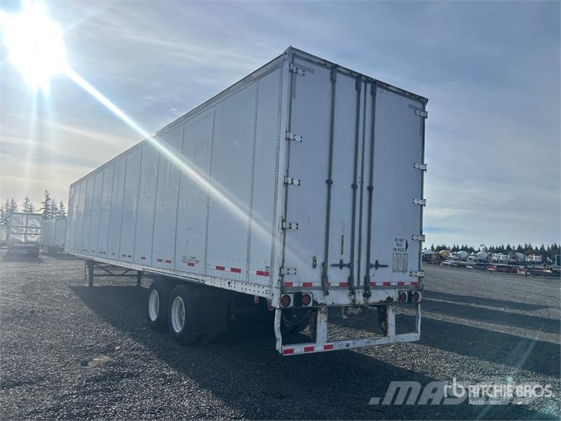 Wabash 53 ft x 102 in T/A Van Trailer Furgons