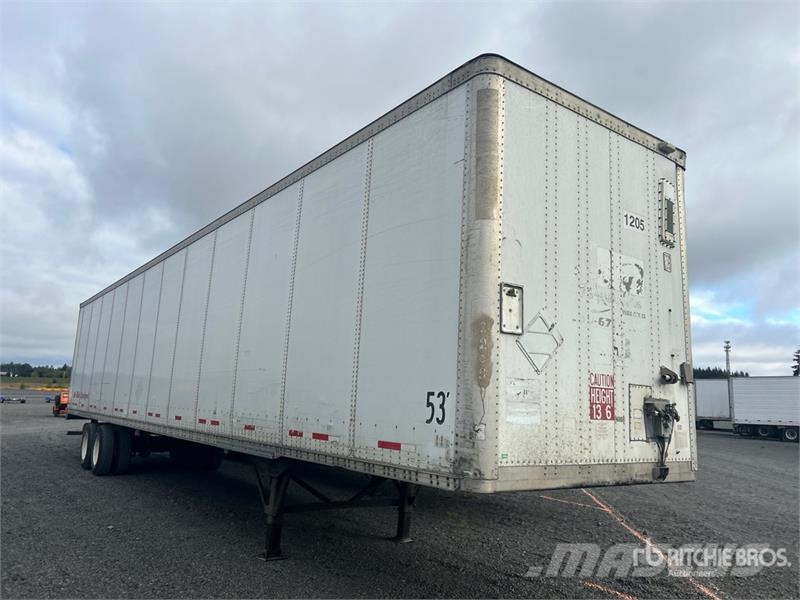 Wabash 53 ft x 102 in T/A Van Trailer Dengtos priekabos