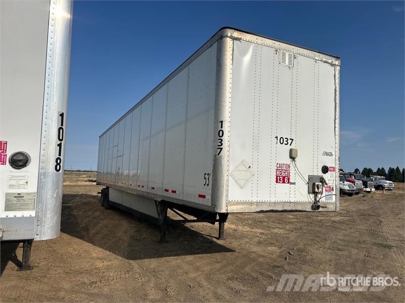 Wabash 53 ft x 102 in T/A Van Trailer 箱體拖車