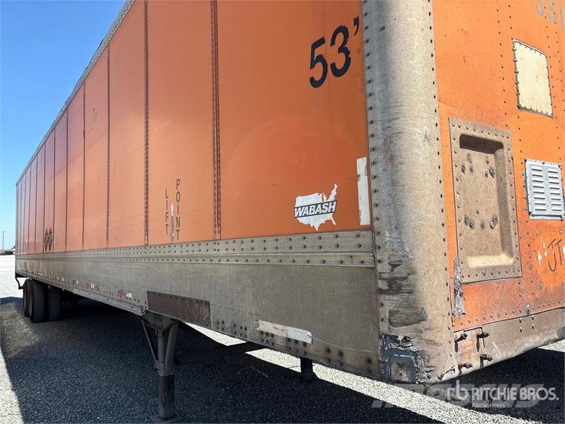 Wabash 53 ft x 102 in T/A Van Trailer Причепи-фургони