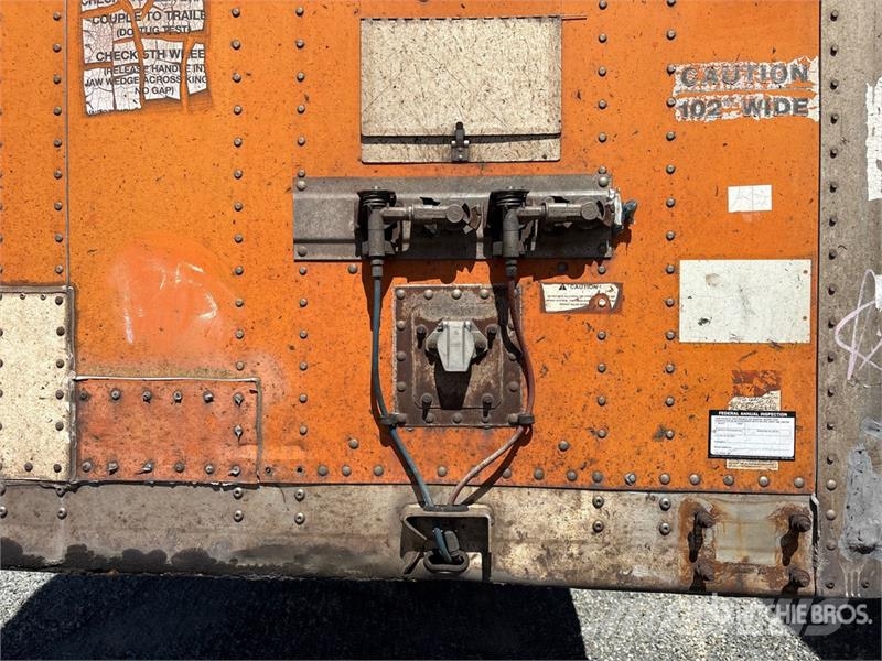 Wabash 53 ft x 102 in T/A Van Trailer Причепи-фургони
