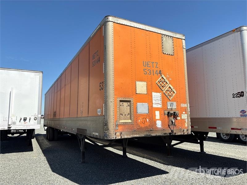 Wabash 53 ft x 102 in T/A Van Trailer Причепи-фургони
