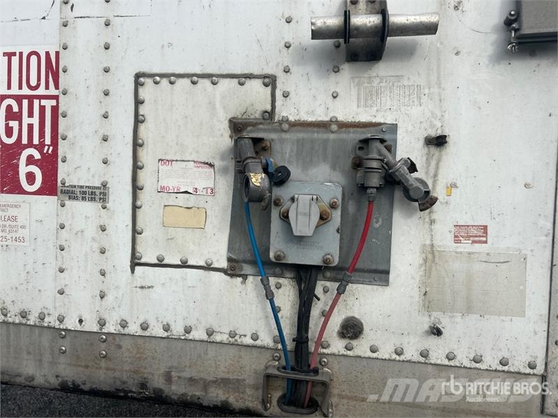 Wabash 53 ft x 102 in T/A Van Trailer Dengtos priekabos