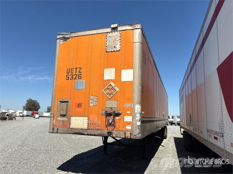 Wabash 53 ft x 102 in T/A Van Trailer Причепи-фургони