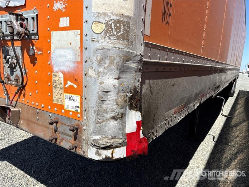 Wabash 53 ft x 102 in T/A Van Trailer Причепи-фургони