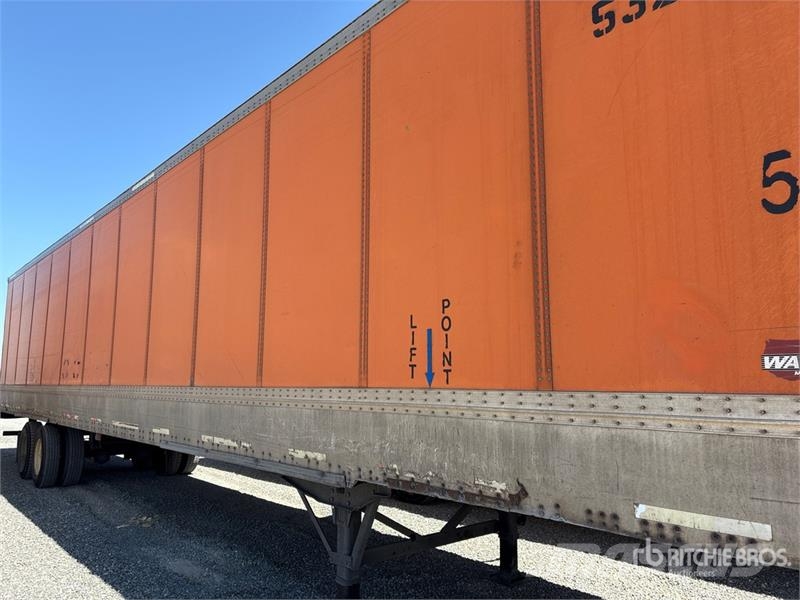 Wabash 53 ft x 102 in T/A Van Trailer Причепи-фургони