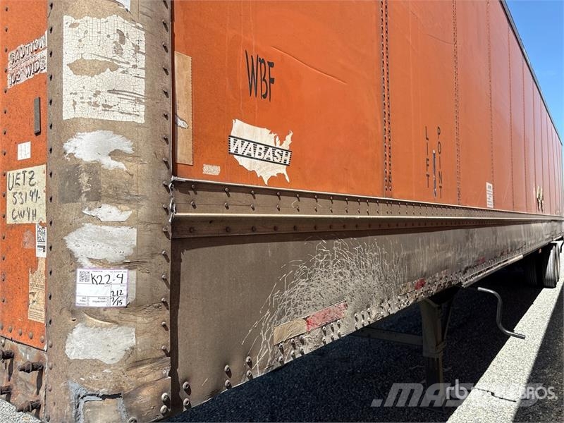 Wabash 53 ft x 102 in T/A Van Trailer Причепи-фургони