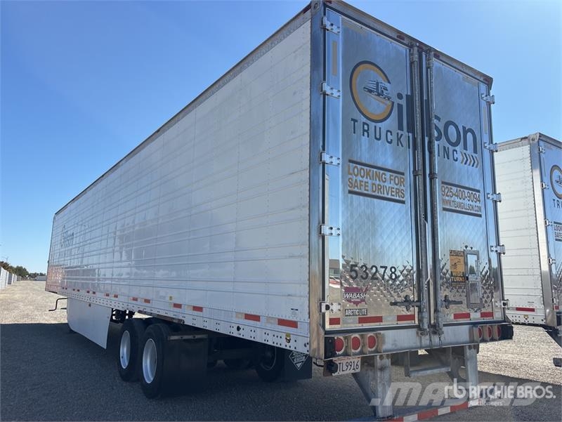 Wabash 53 ft x 96 in T/A Refrigerated Trailer Piekabes ar temperatūras kontroli