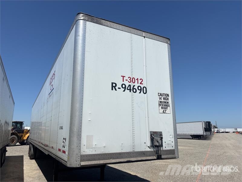 Wabash 53 ft x 96 in T/A Van Trailer Van Body Trailers
