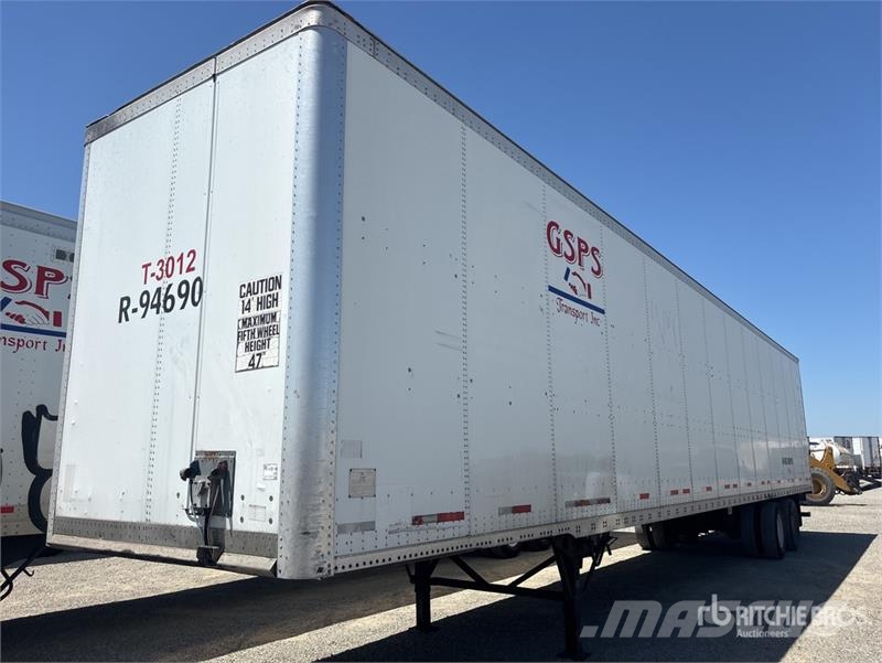 Wabash 53 ft x 96 in T/A Van Trailer Van Body Trailers