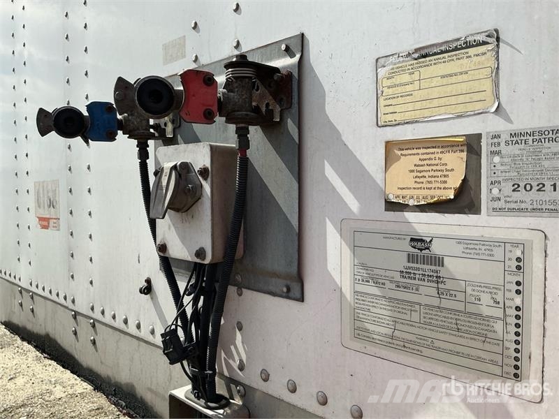 Wabash DVCVHPC 53 ft T/A Van Trailer Prikolice sa sandukom