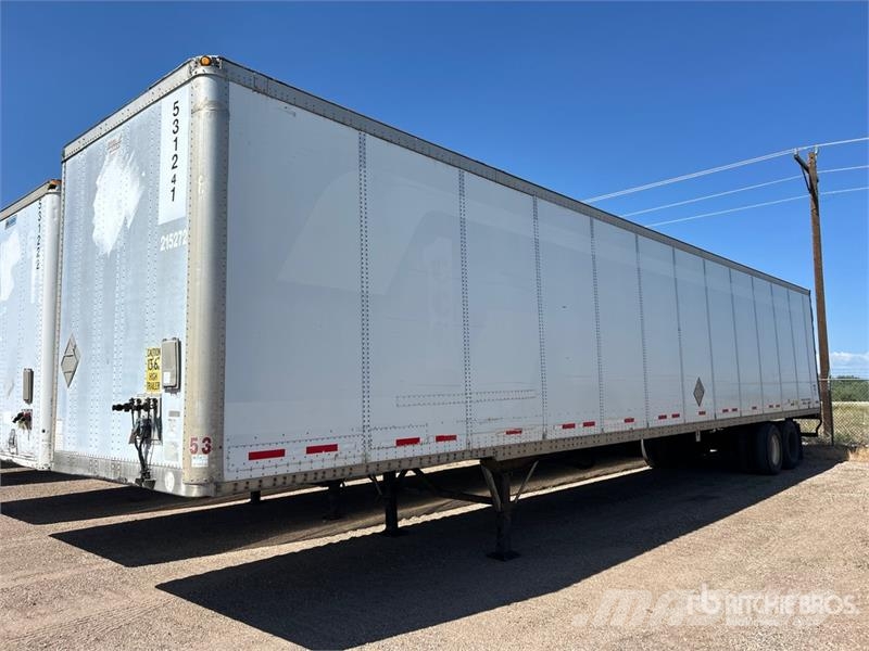 Wabash DVCVHPC 53 ft x 102 in T/A Van Trailer 박스 바디 트레일러