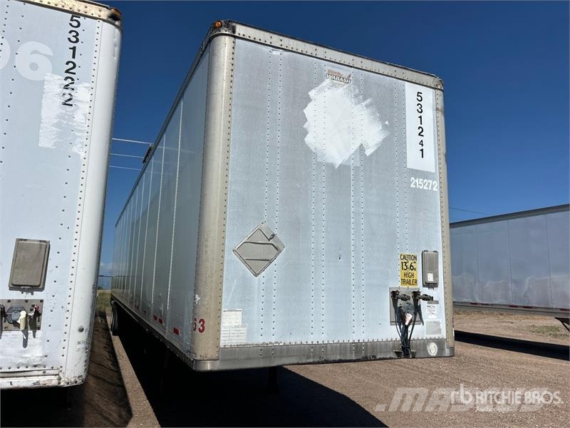 Wabash DVCVHPC 53 ft x 102 in T/A Van Trailer 박스 바디 트레일러