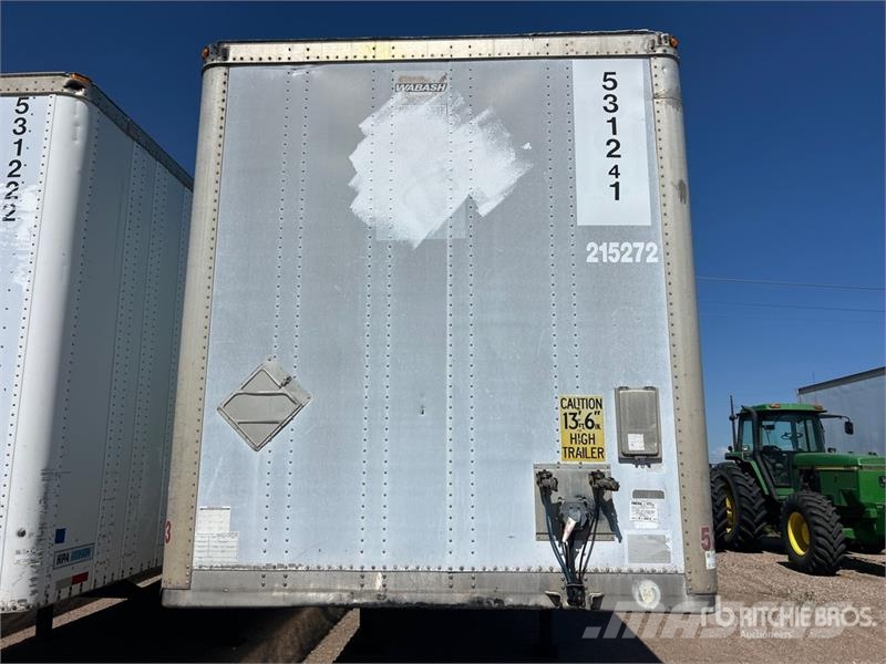 Wabash DVCVHPC 53 ft x 102 in T/A Van Trailer 박스 바디 트레일러
