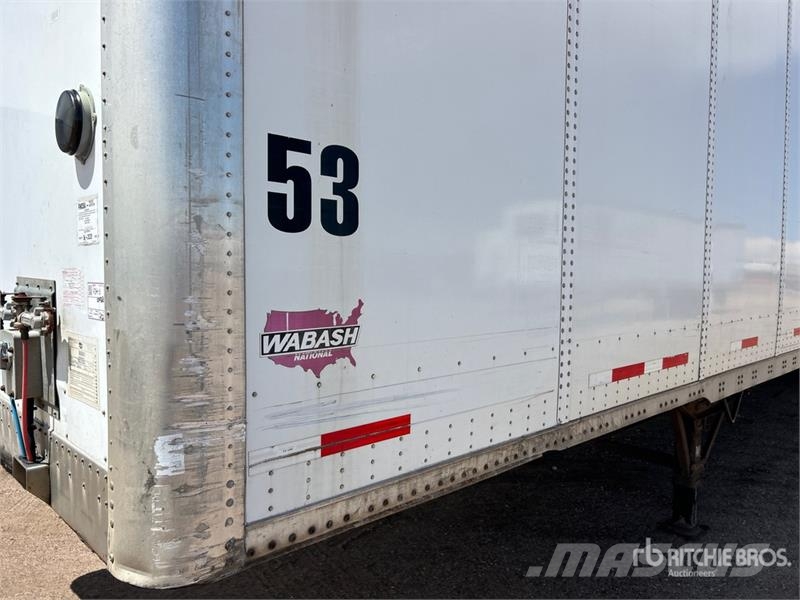 Wabash DVCVHPC 53 ft x 102 in T/A Van Trailer 박스 바디 트레일러