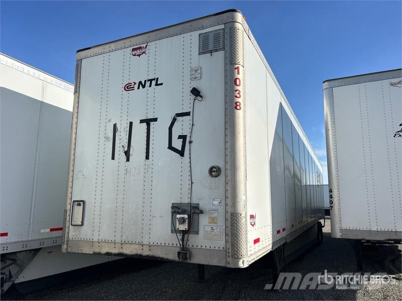 Wabash DVLSHPC 53 ft x 102 in T/A Van Trailer Gesloten opbouw trailers
