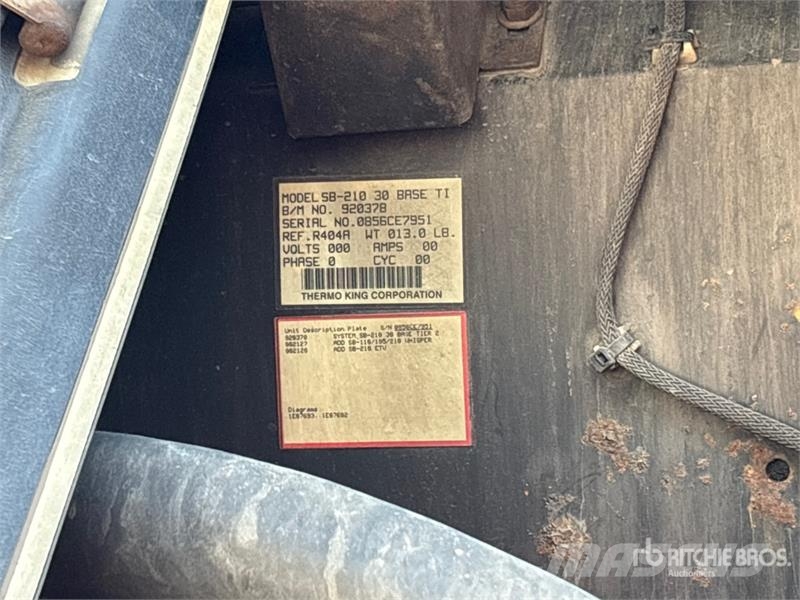 Wabash RFLWHSA 48 ft x 102 in T/A Refrigerated Trailer Hladilne polprikolice