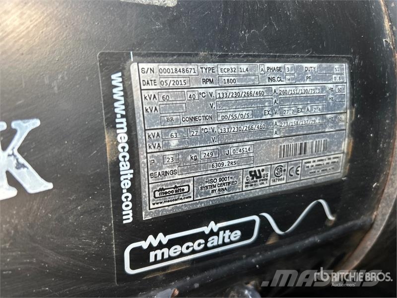 Wacker G50 38 kW Mobile Generator Set Dīzeļģeneratori