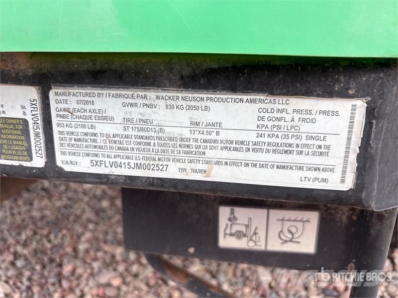 Wacker LTV6L 6 kW Light Tower Svetlobni stolpi