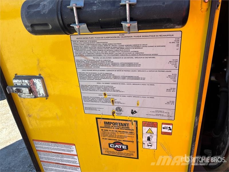 Wacker Neuson E1250B 140000 BTU Ground Heater Equipos de fundido