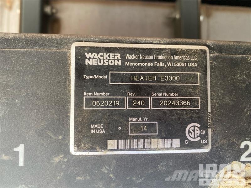 Wacker Neuson E3000 Opvarmnings- og optøningsmaskiner