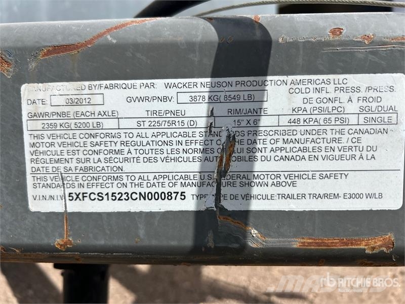 Wacker Neuson E3000 Equipamento de aquecimento e descongelamento