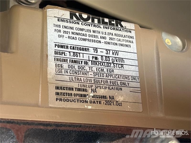 Wacker Neuson G-25 20 kW Mobile Generator Set Naftové generátory