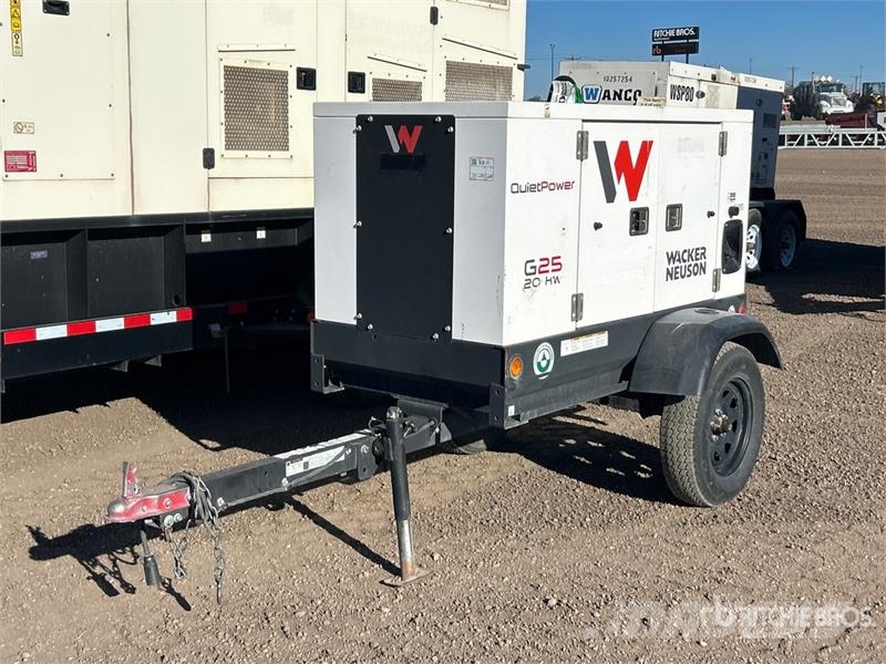 Wacker Neuson G-25 20 kW Mobile Generator Set Naftové generátory