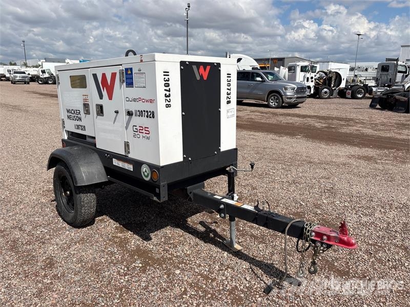 Wacker Neuson G25 20 kW Mobile Generator Set Geradores a diesel