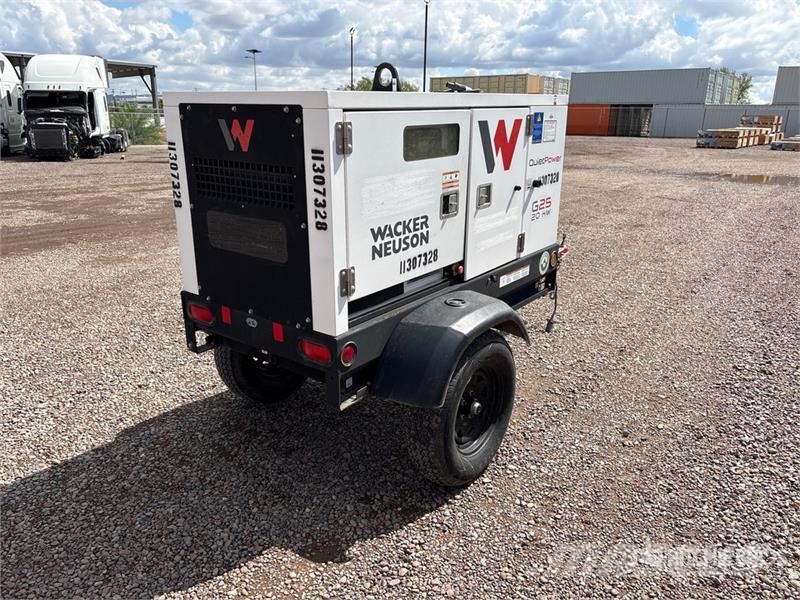 Wacker Neuson G25 20 kW Mobile Generator Set Geradores a diesel