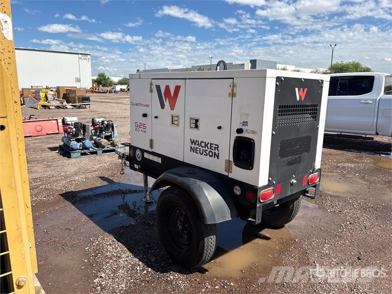 Wacker Neuson G25 Mobile Generator Set Geradores a diesel