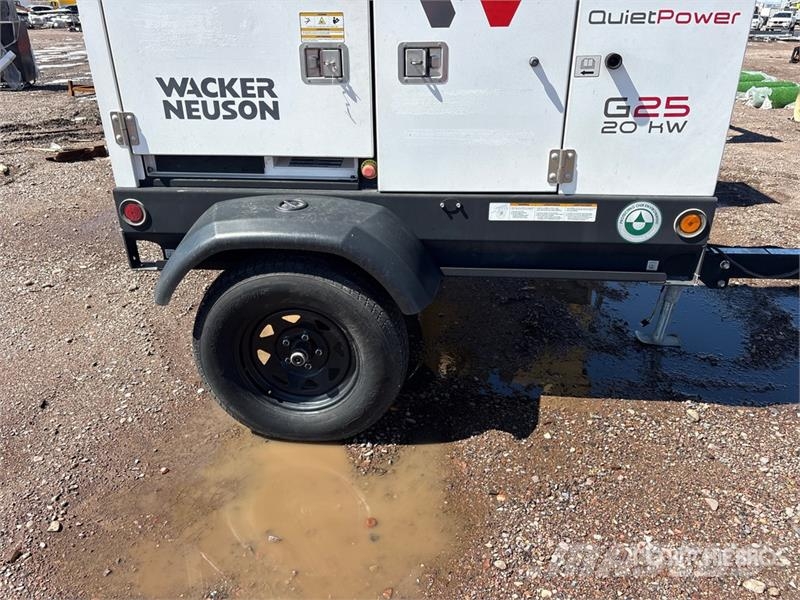 Wacker Neuson G25 Mobile Generator Set Geradores a diesel