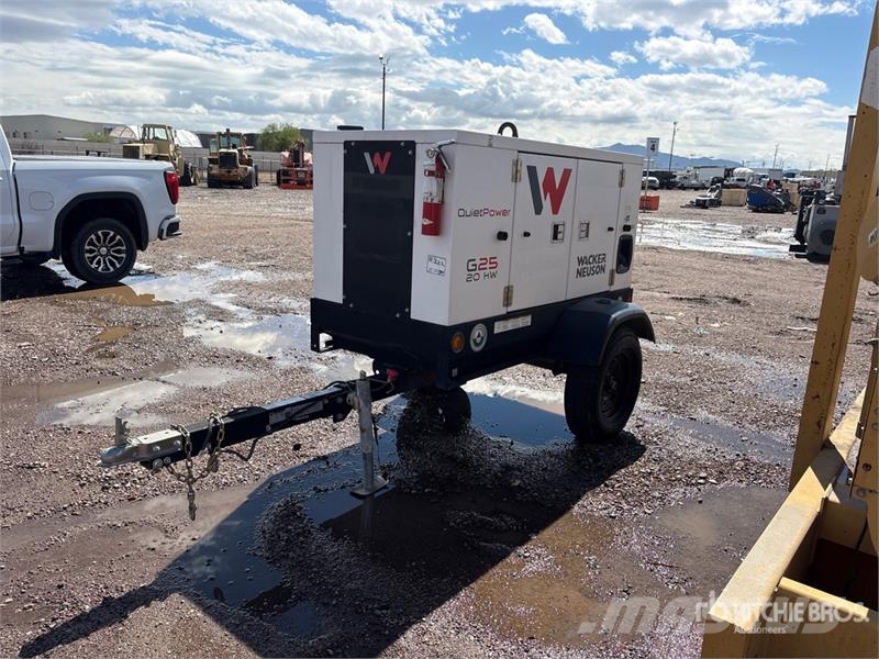 Wacker Neuson G25 Mobile Generator Set Geradores a diesel