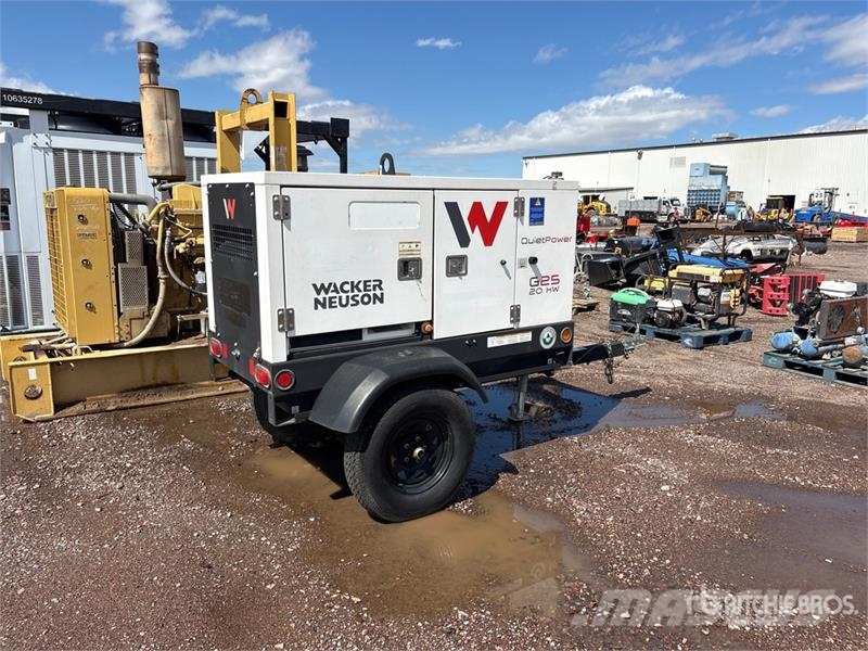 Wacker Neuson G25 Mobile Generator Set Geradores a diesel