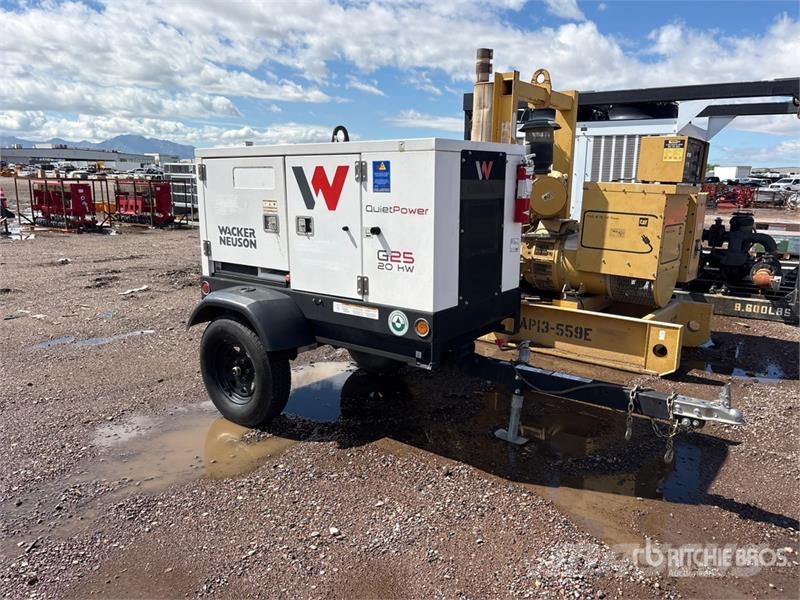 Wacker Neuson G25 Mobile Generator Set Geradores a diesel