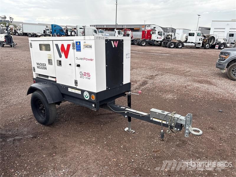 Wacker Neuson G25 T4F 20 kW Mobile Generator Set Dieselgeneraattorit