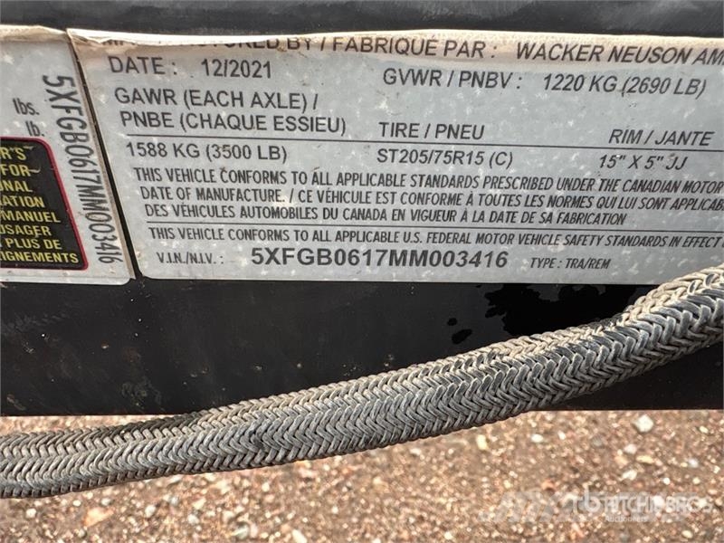 Wacker Neuson G25 T4F 20 kW Mobile Generator Set Dieselgeneraattorit