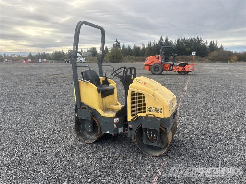 Wacker Neuson RD12A Double Drum Roller مداحل ثنائية الاسطوانة